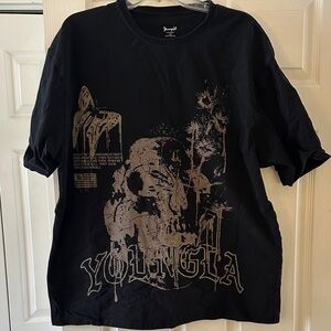 YoungLA Black and Brown Graphic Tee